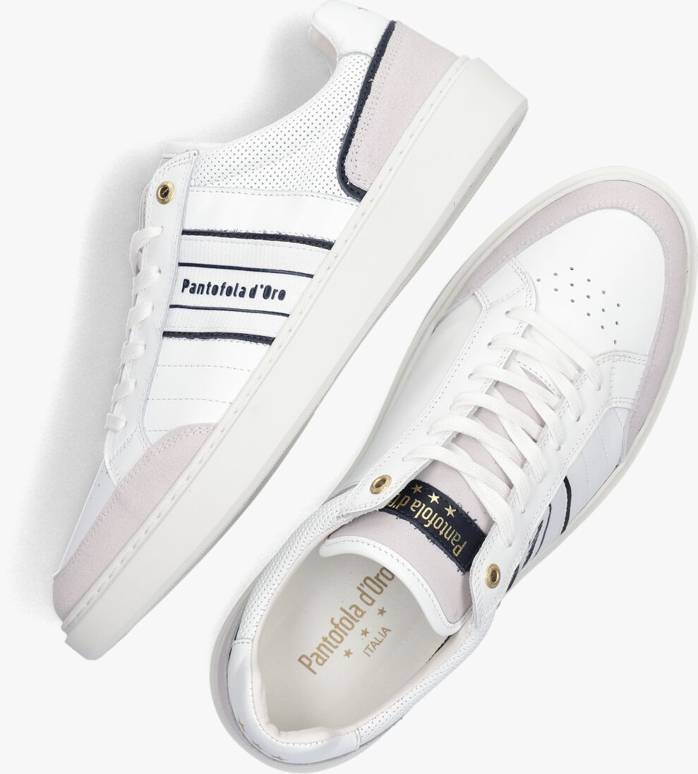 PANTOFOLA D\\'ORO witte pantofola d'oro lage sneakers lecano uomo low