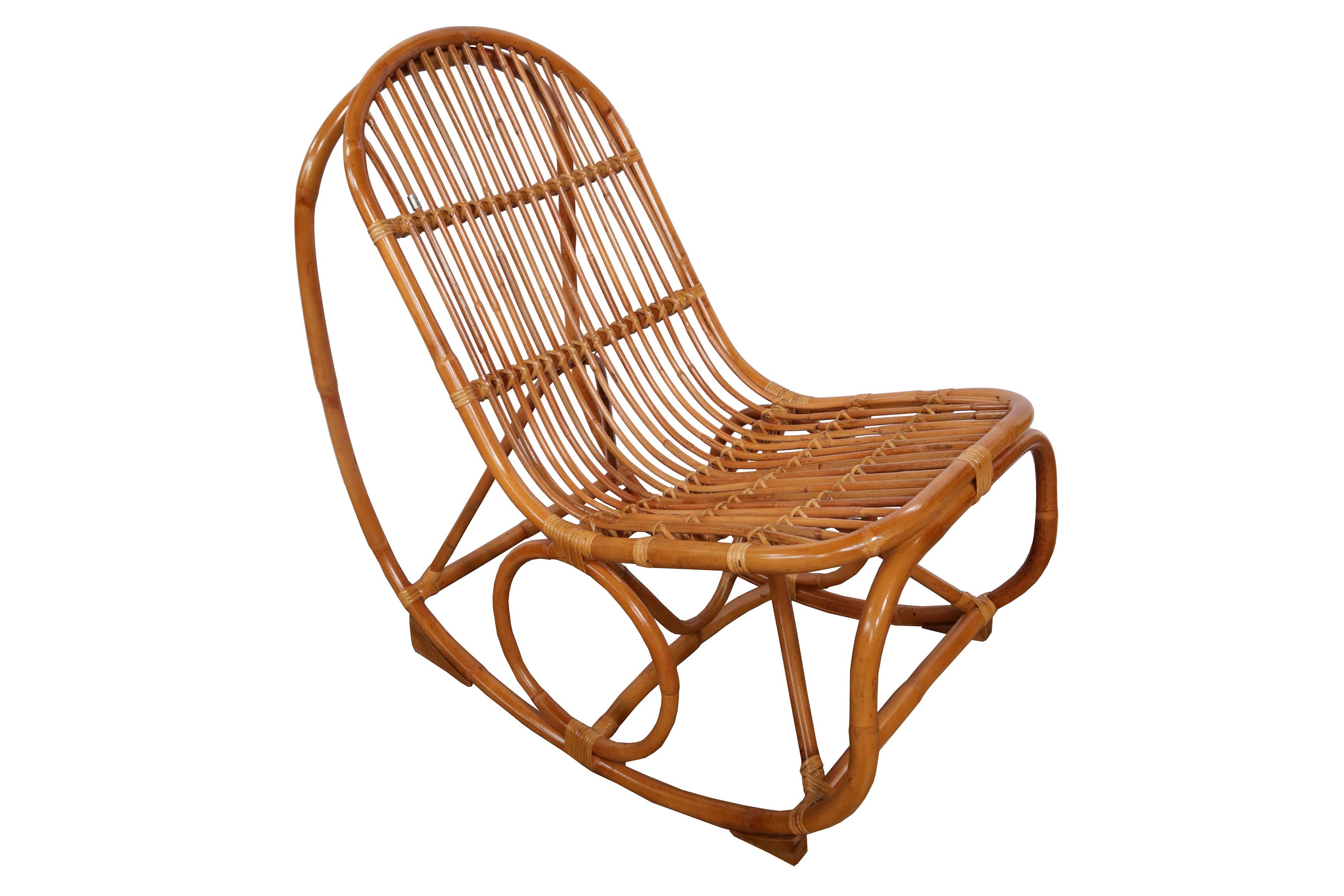 Schaukelstuhl Rattan Sessel Stuhl Relaxsessel Schaukelsessel Schwingsessel