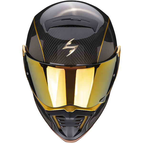 Scorpion - Casque Exo-HX1 Carbon SE Solid Noir / Or