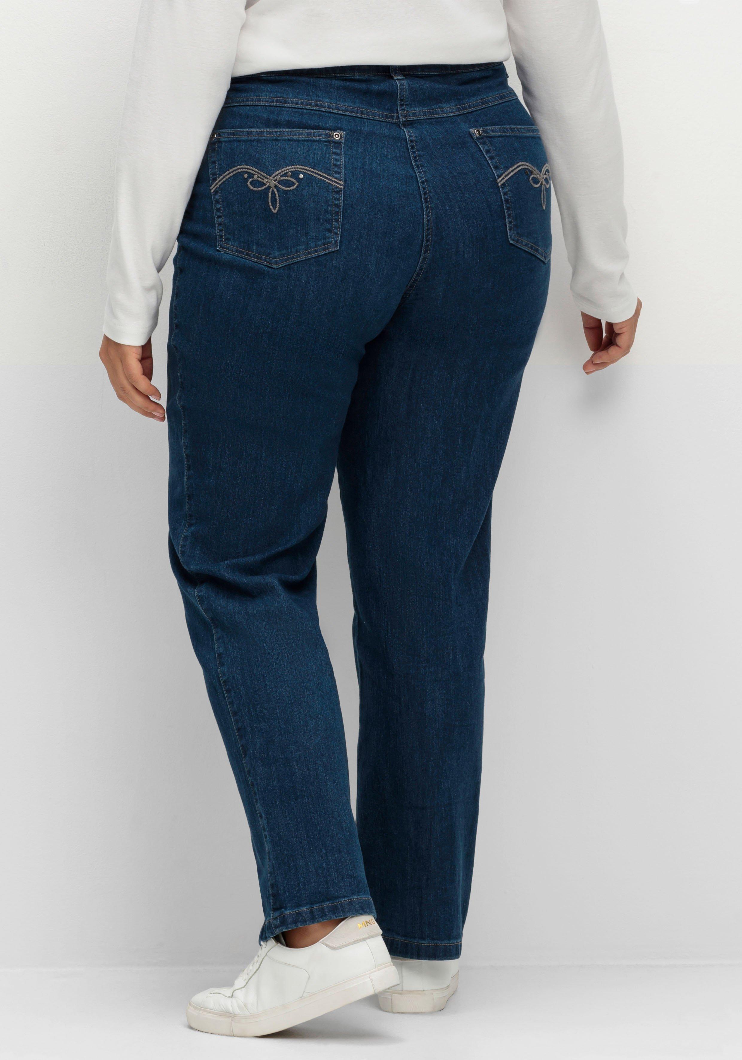 Gerade Jeans in 5-Pocket-Form