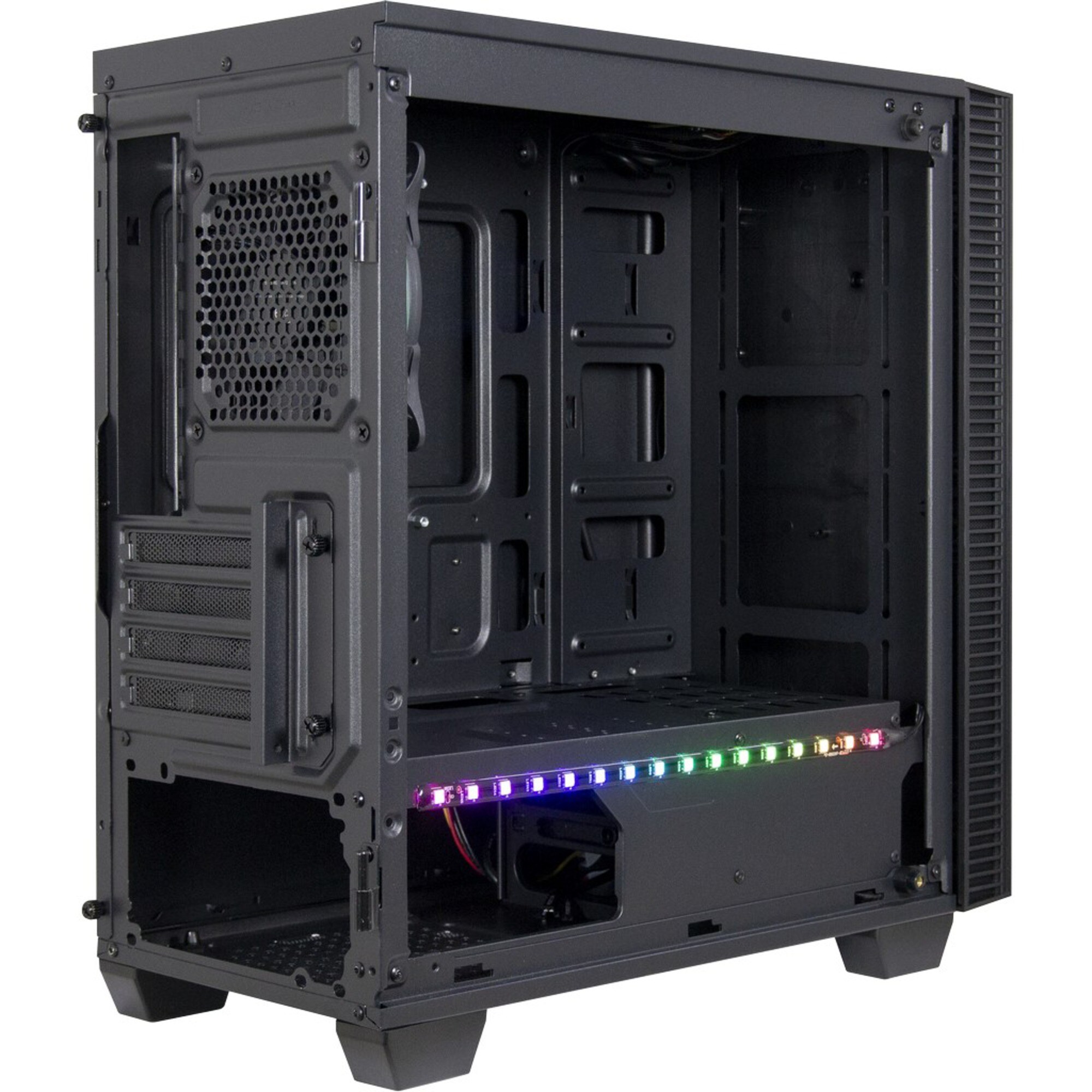 Inter-Tech Tower-Gehäuse X-608 Infinity Micro Infinity-Mirror
