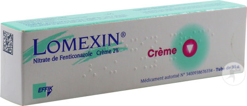 Lomexin 2% Nitrate De Fenticonazole Crème Tube 30g