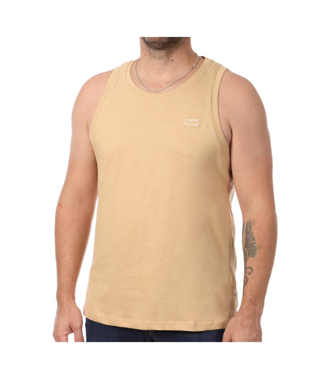 Débardeur Beige Homme Le Cooper Olaho