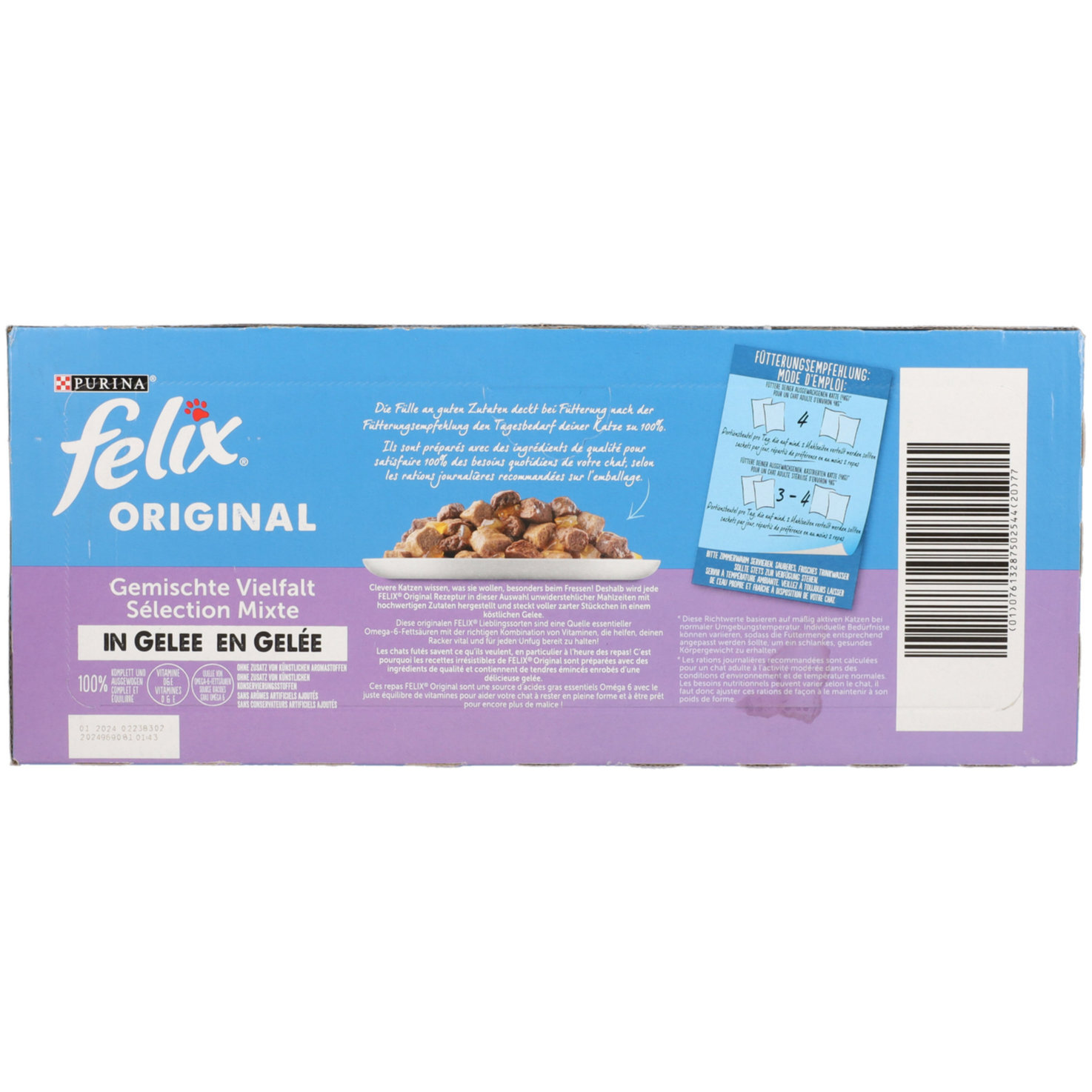 Felix Original Katzenfutter in Gelee assortiert 40x85g
