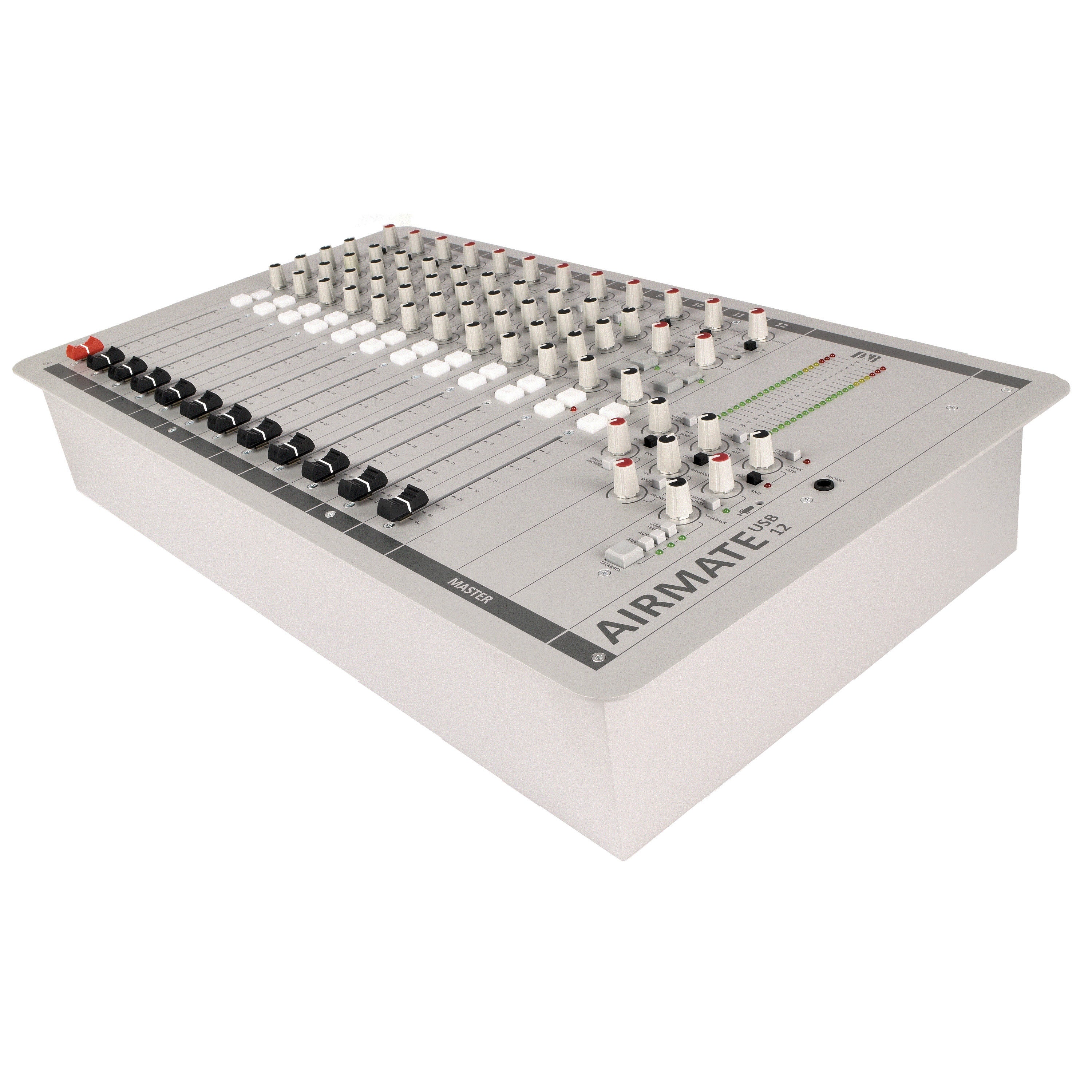 D&R Airmate-12 USB broadcast mengpaneel 12 ch. 1x VoIP