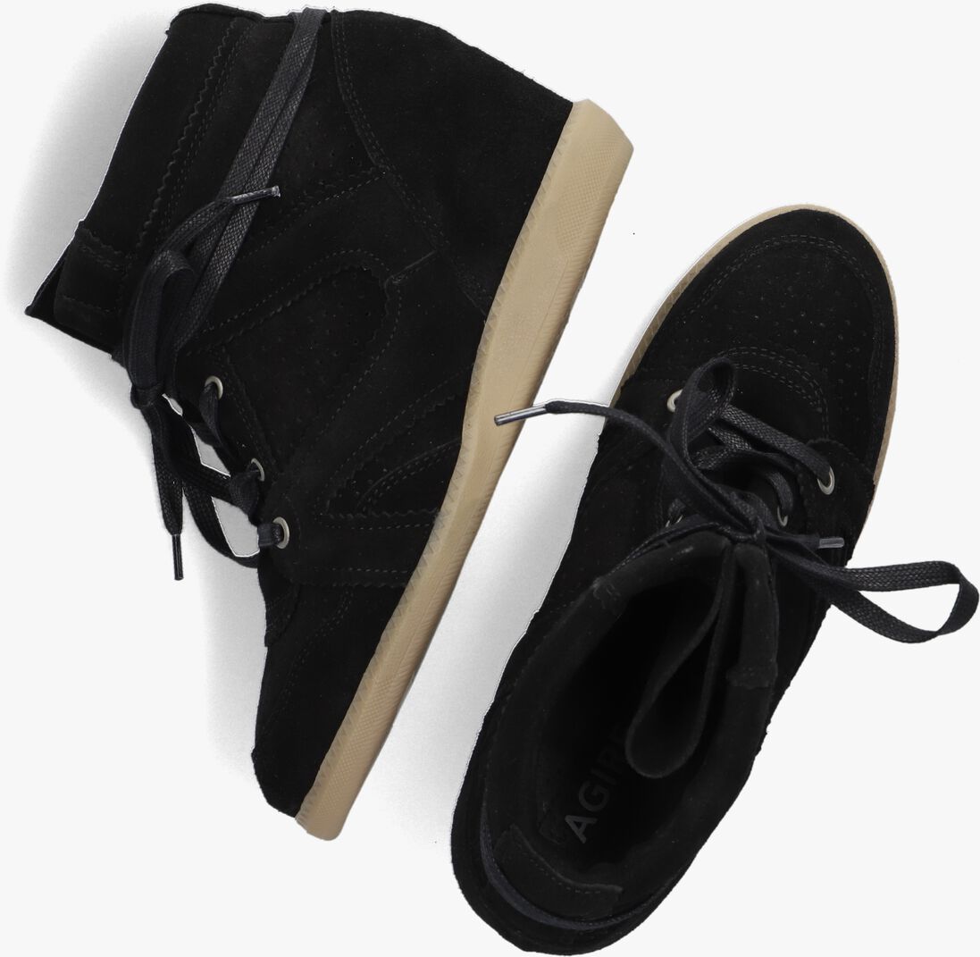 DEABUSED zwarte deabused hoge sneaker ziggy