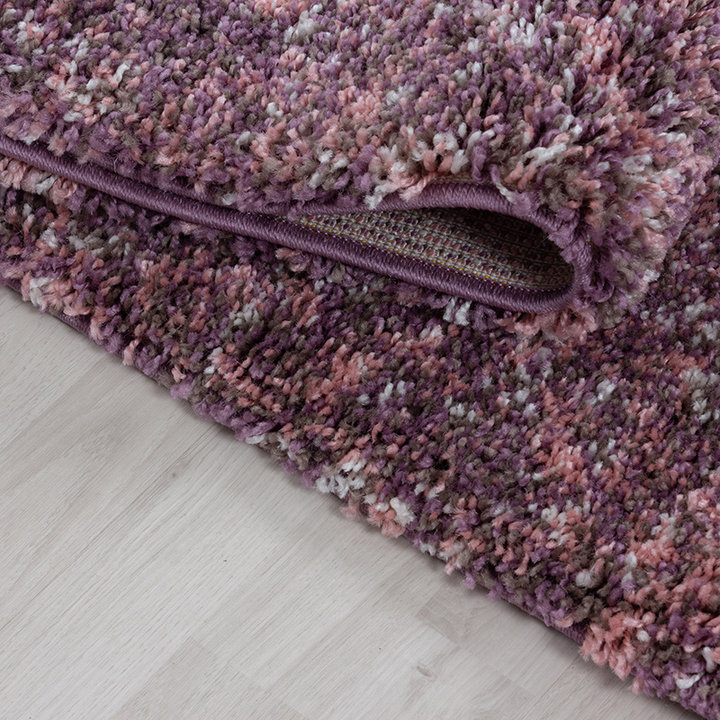 Hoogpolig vloerkleed - Enjoy Roze