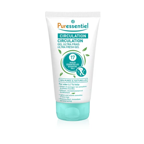 Gel Ultra-Frais Circulation aux 17 Huiles Essentielles - 125 ml