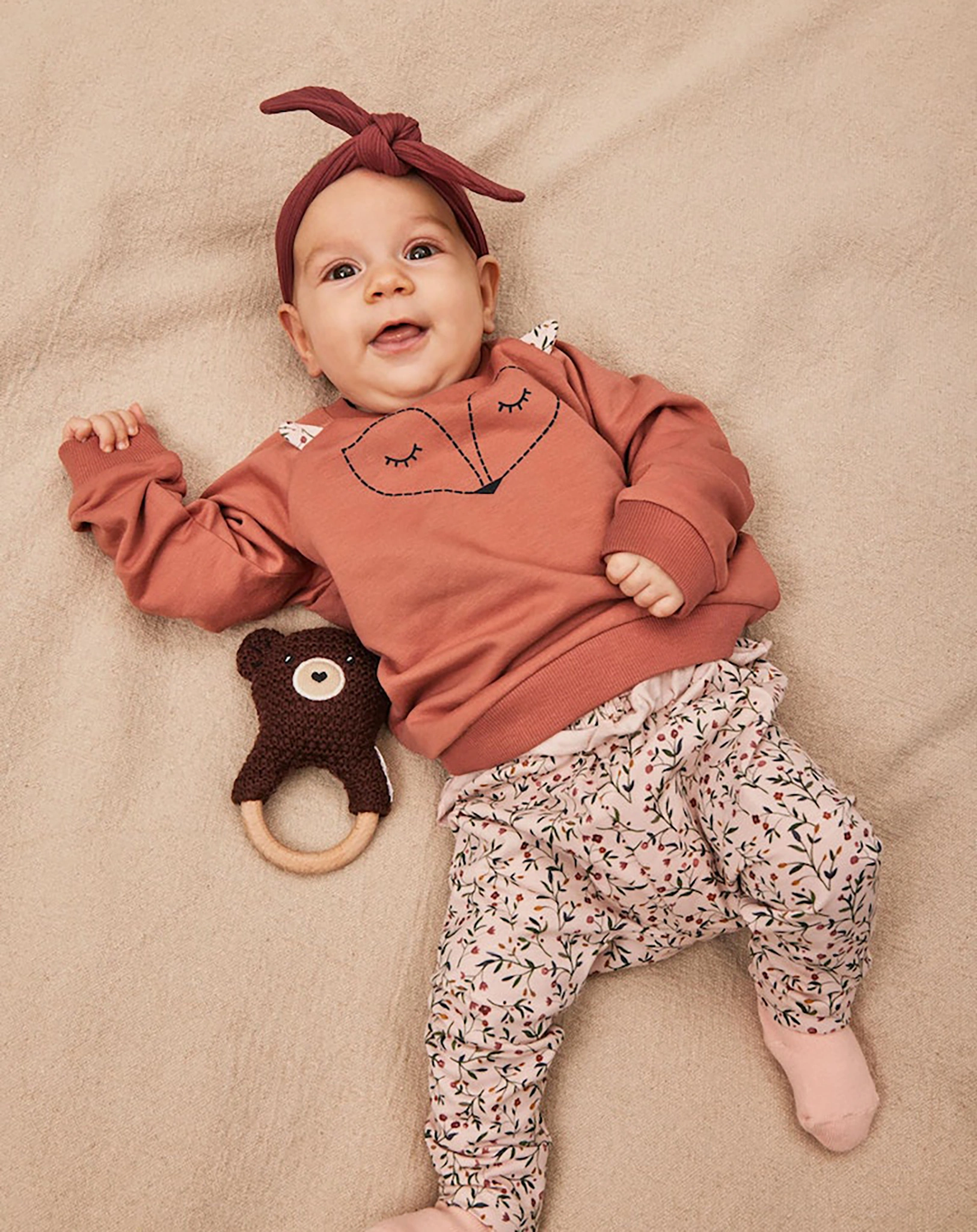 Stoffhose NBFOFIE PANT in rose smoke