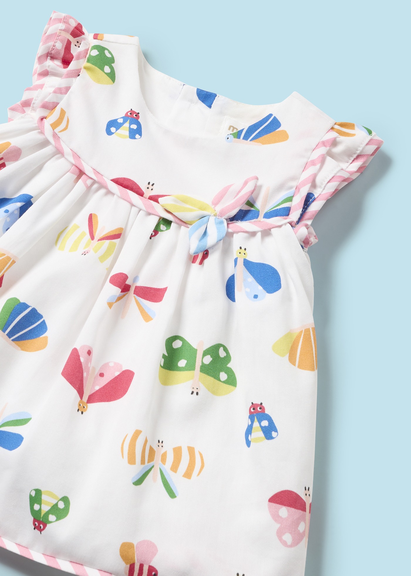Vestido de cetim rosa bebê com capa para fralda para recém-nascidos