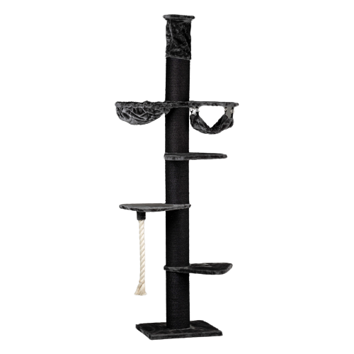 Arranhador para Gatos Maine Coon Tower Crown, Preto