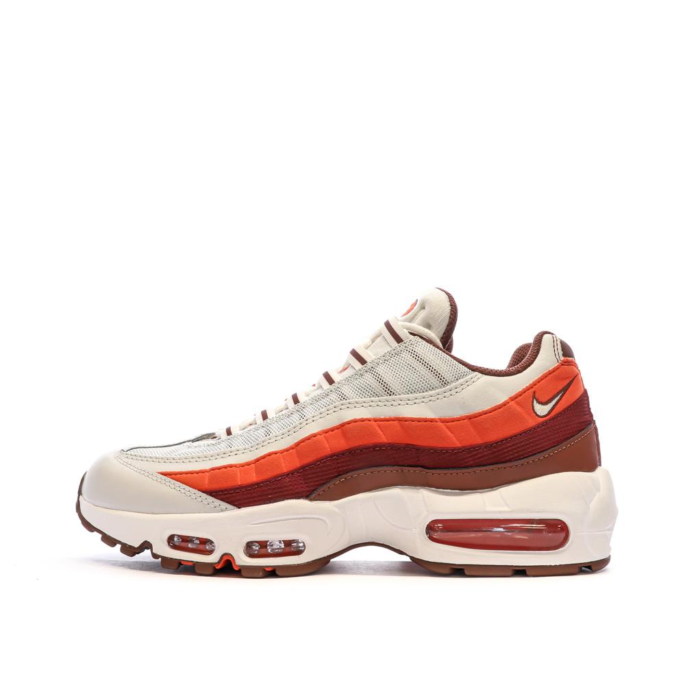 Nike Baskets Gris/Rouge Homme Nike Nike Air Max 95 Essential