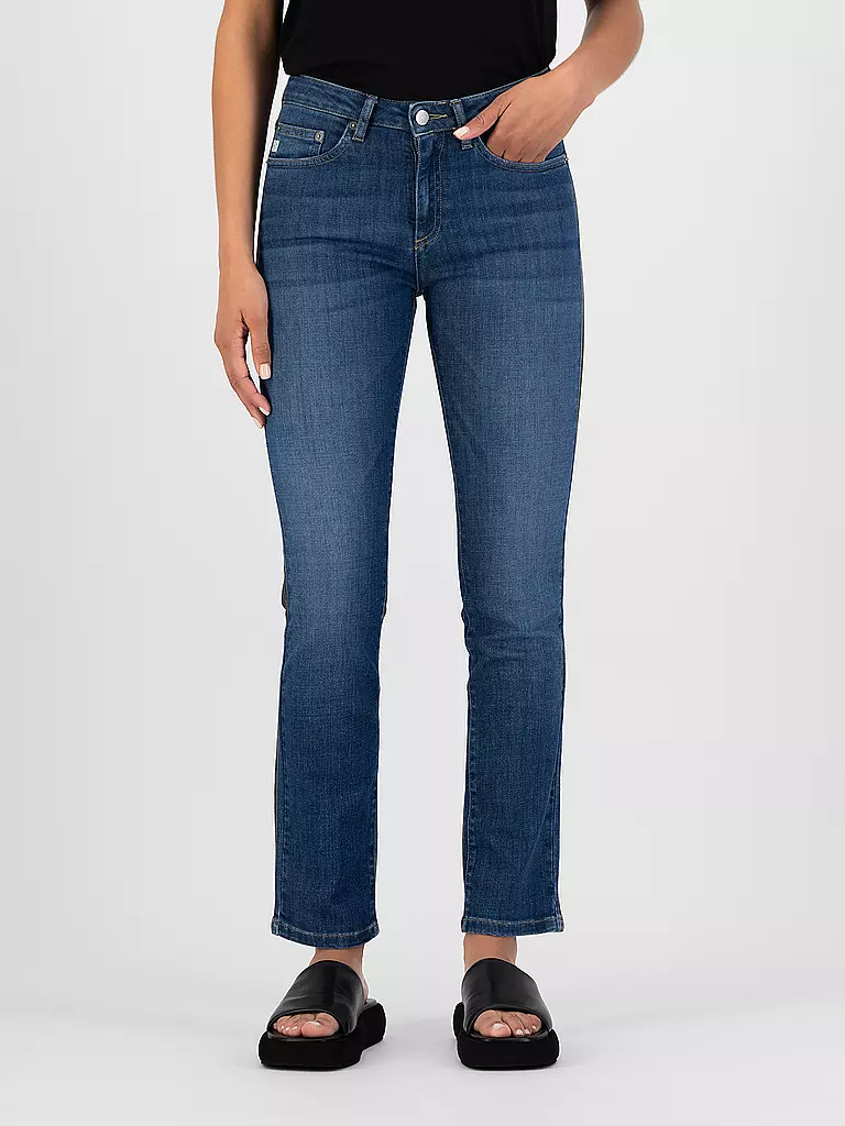 MUD JEANS Jeans Straight Fit FAYE blau
