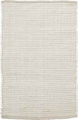 House Doctor - Gulvtæppe - Chindi - Hvid - 60X90 CM