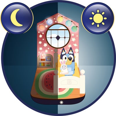 Bluey GoGlow Dream 3-in-1 Nattlampe, Multi