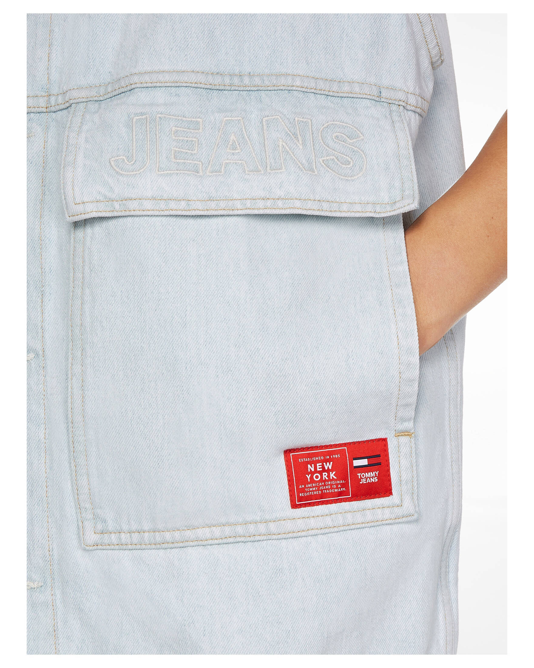Tommy Jeans| Damen Jeansweste SRPLS OVERSIZED DENIM VEST