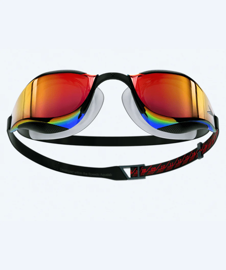 Speedo Elite svømmebriller - Fastskin Hyper Elite Mirror - Sort/guld