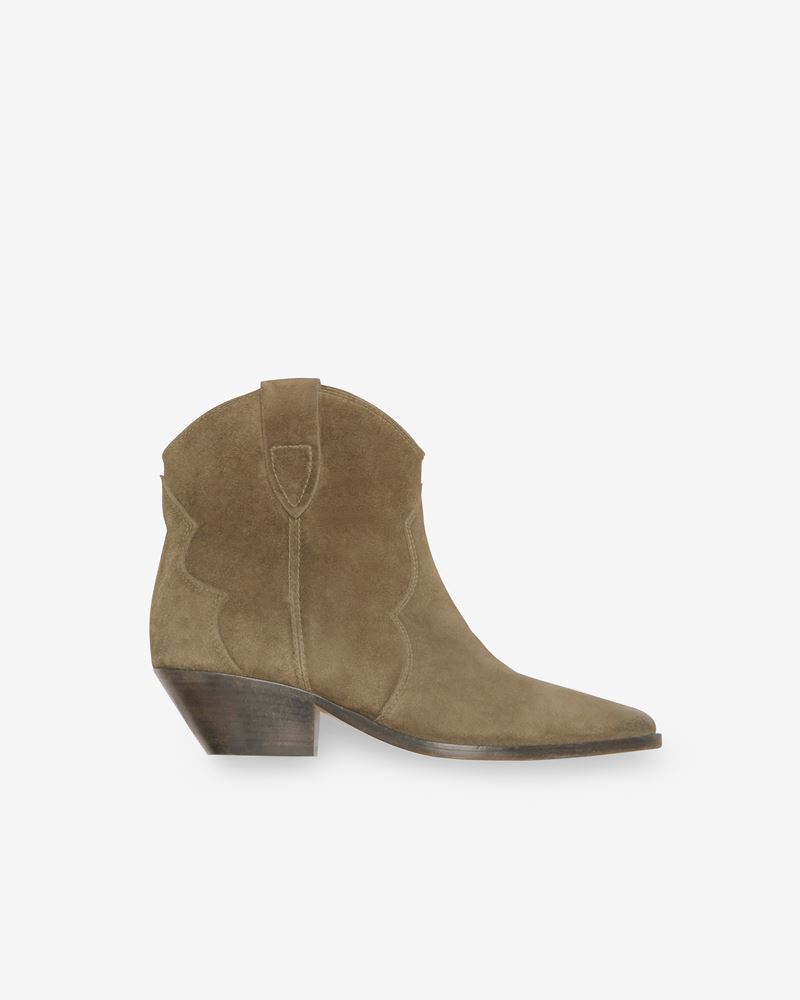 DEWINA BOTTINES EN CUIR VELOURS