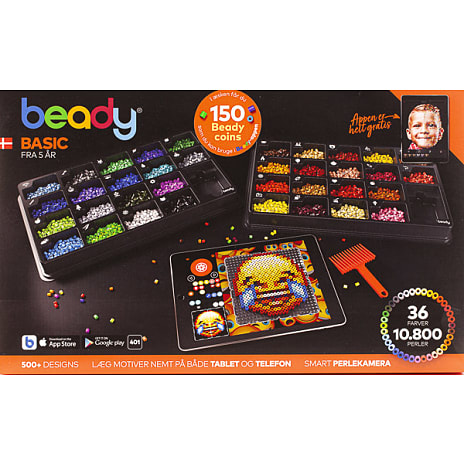 Beady Basic 10.800 perler - 4 plader