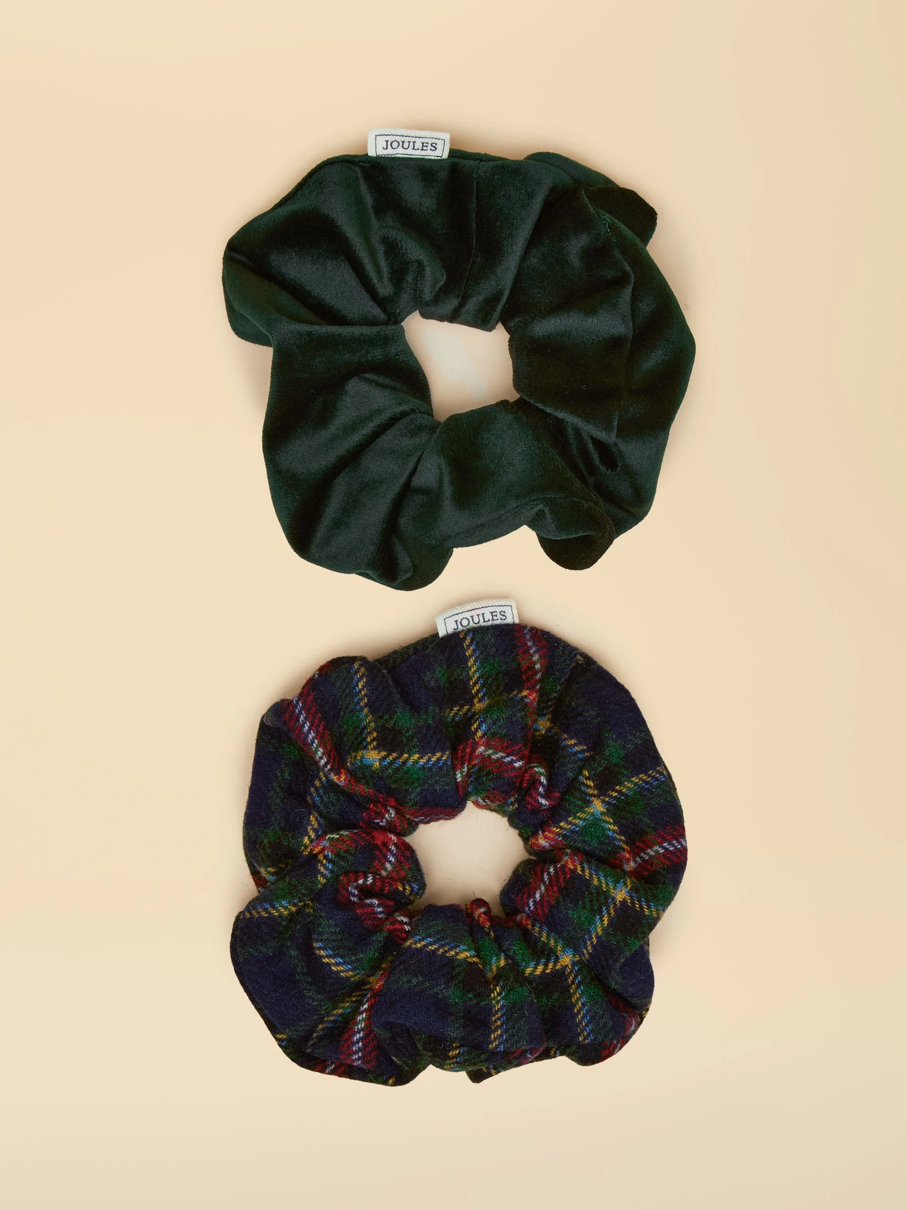 Marineblauw - Joules Annika Scrunchie 2 Pack