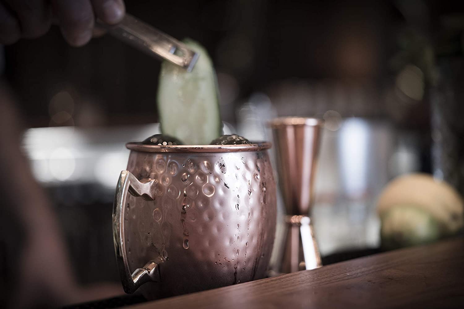 APS 4er Set Moscow Mule Becher 500 ml Kupfer glänzend