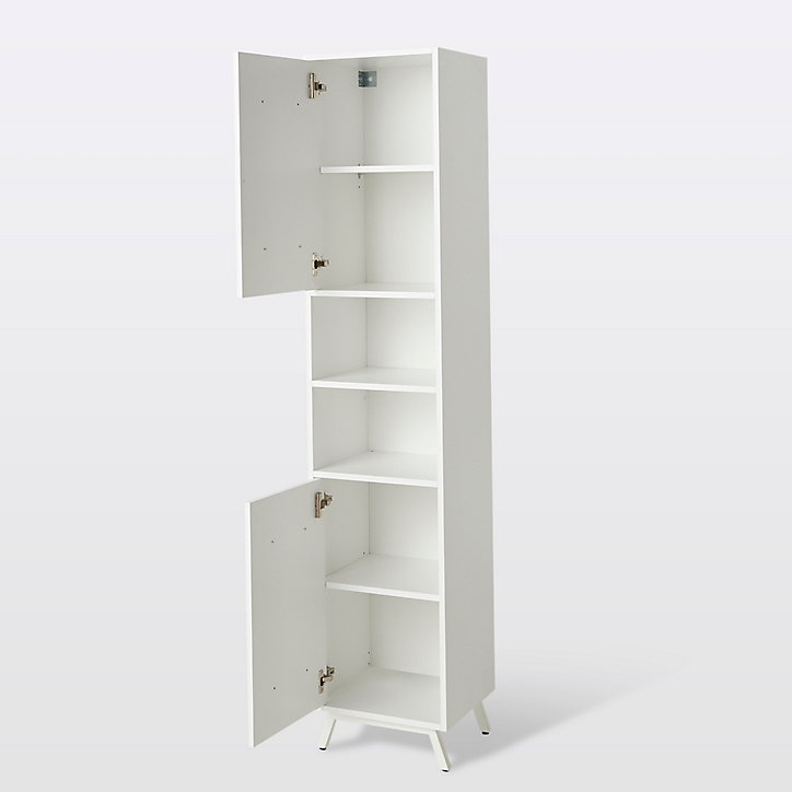 Colonne de salle de bains GoodHome Ladoga blanc L. 40 x H. 190 x P. 36 cm