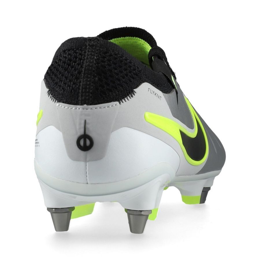 Nike Tiempo Legend 10 Elite SG-PRO ÉDITION JOUEUR Mad Voltage - Argenté/Noir/Jaune Fluo