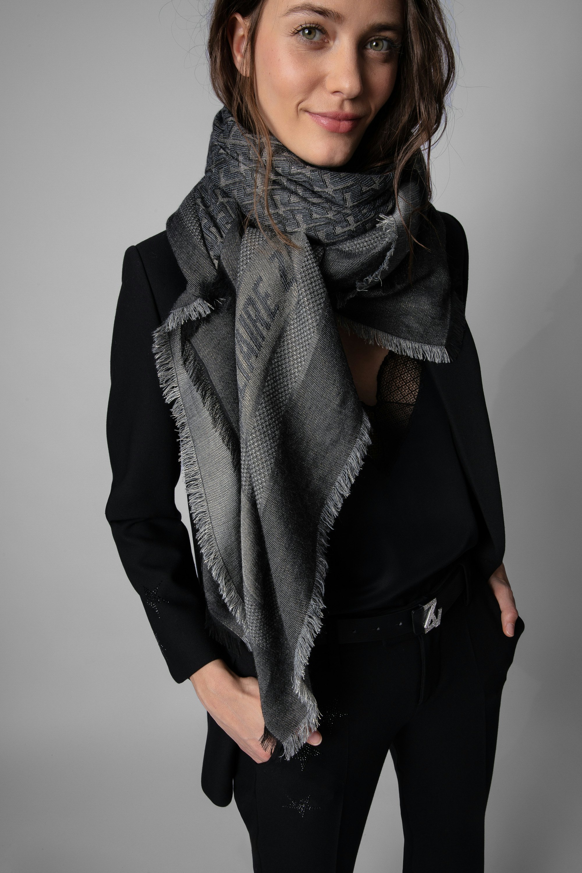 Foulard Glenn ZV Initiale