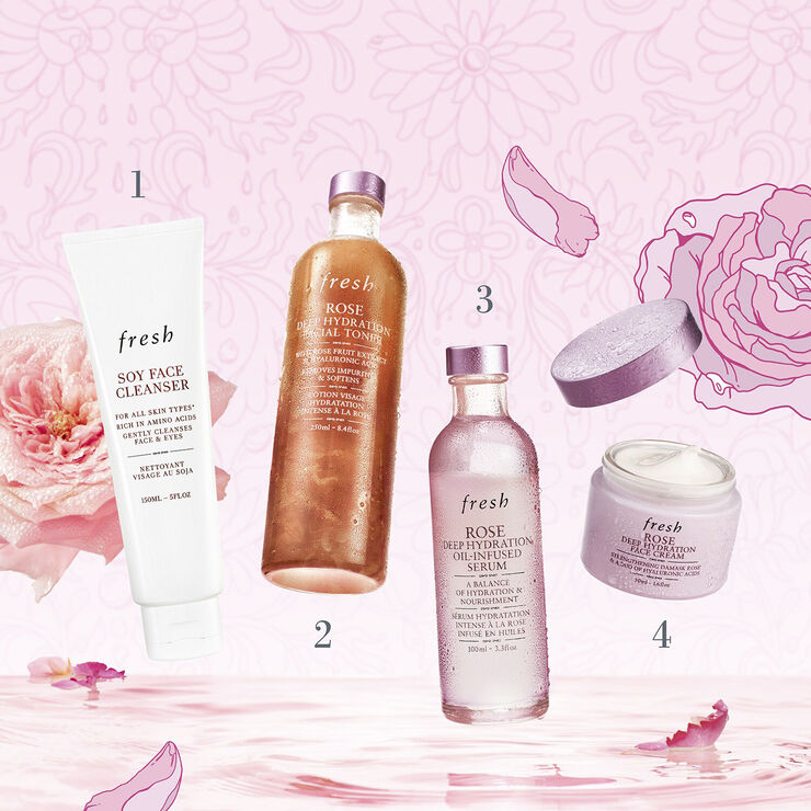 Fresh Rose Face Cream - Hyaluronic acid moisturizer