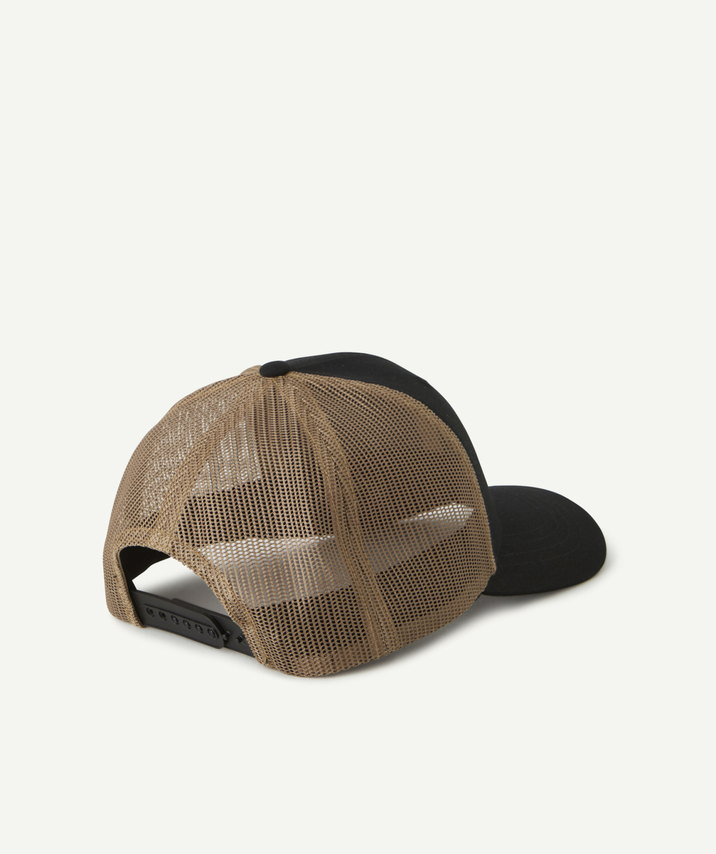 COLUMBIACASQUETTE YOUTH SNAP BACK NOIRE AVEC PATCH MARRON
