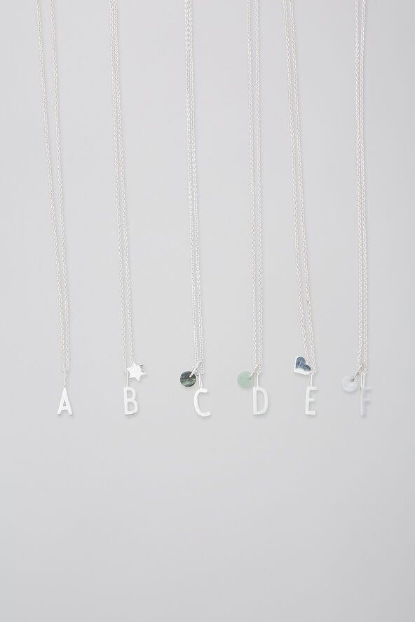 Design Letters A-Z 10mm 925 Sterling sølv X