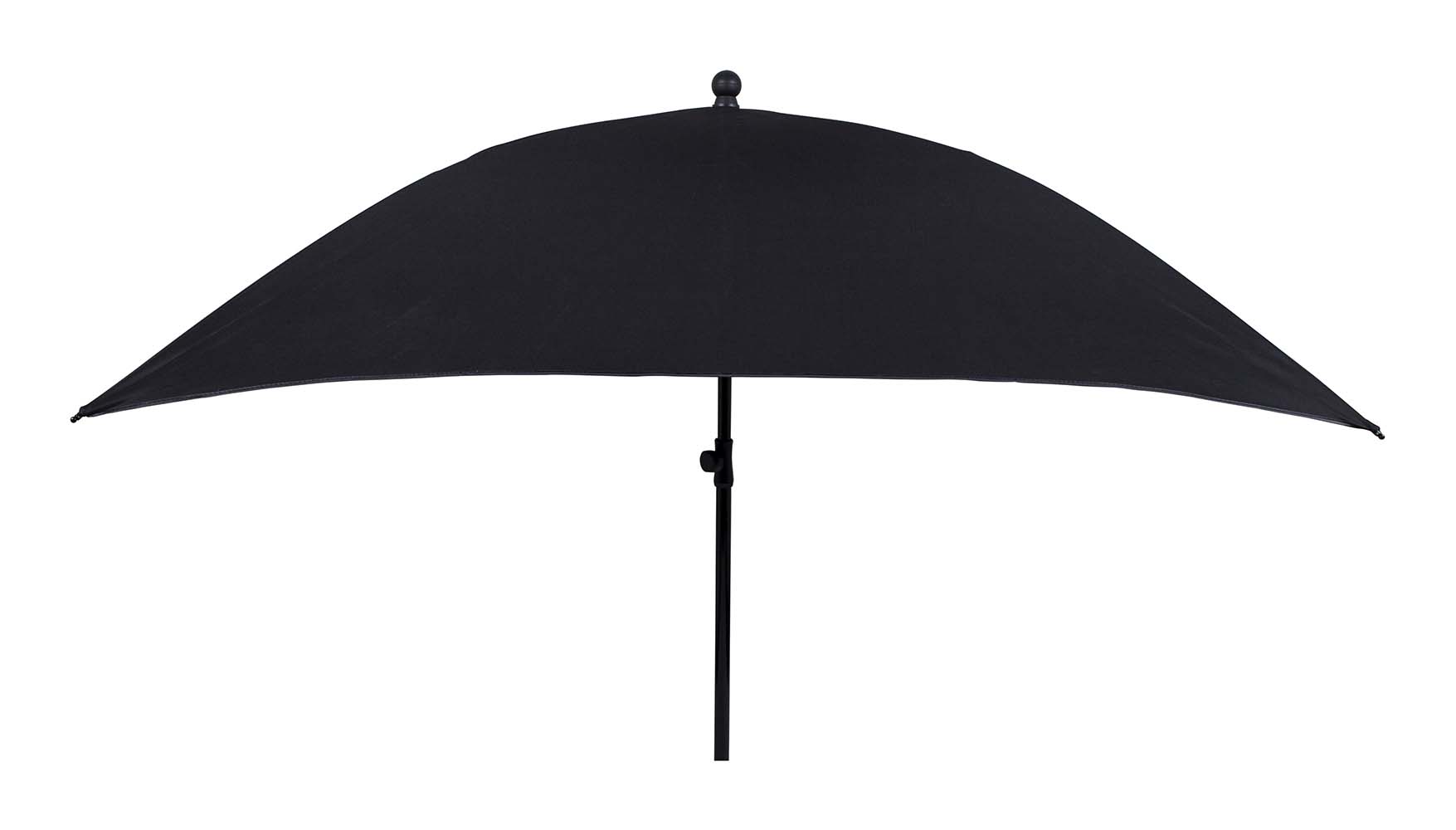 Bo-Camp 170 x 170 cm vierkante parasol - Black