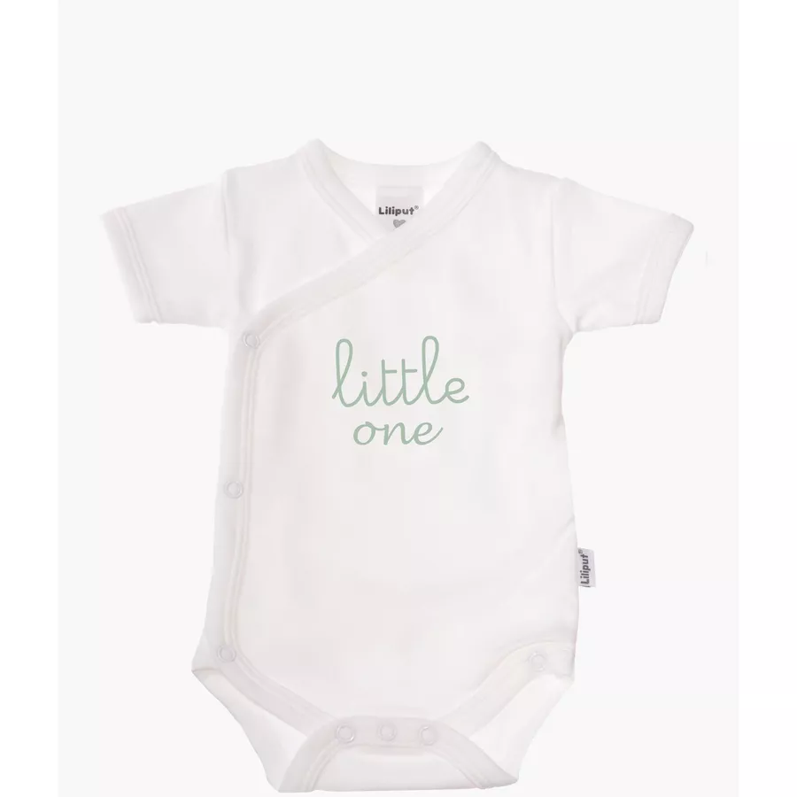 Liliput Kurzarm Wickelbody 2er Pack mini me weiß