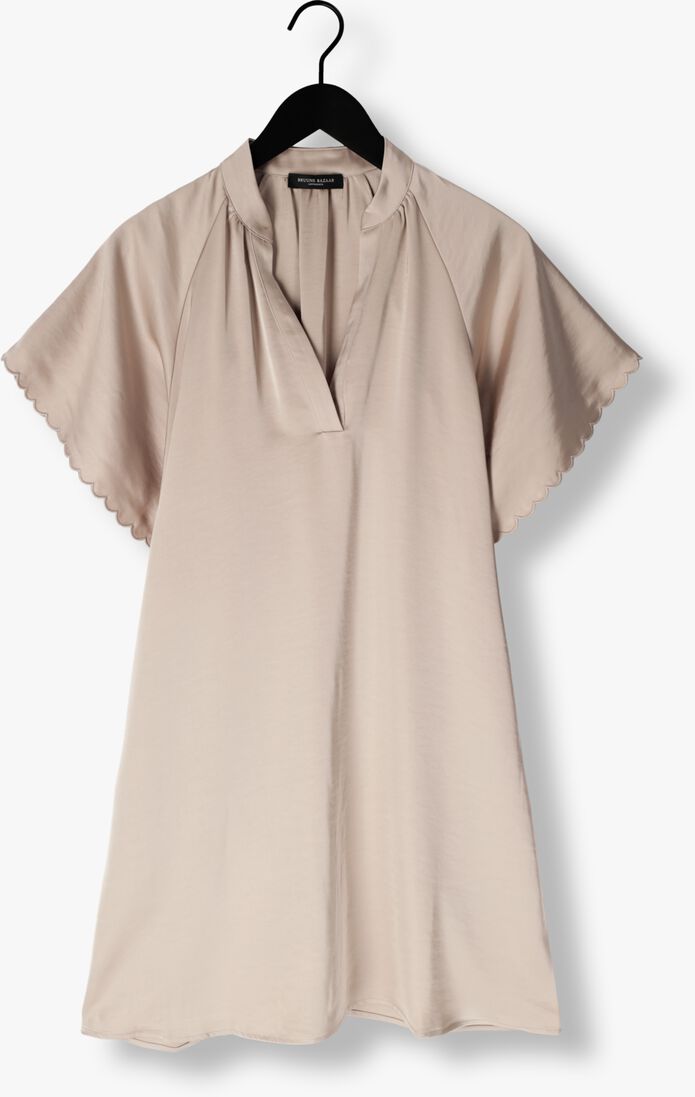 beige bruuns bazaar mini jurk wendis dress