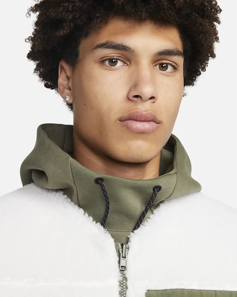 Veste reversible Nike Club+ Kaki pour homme