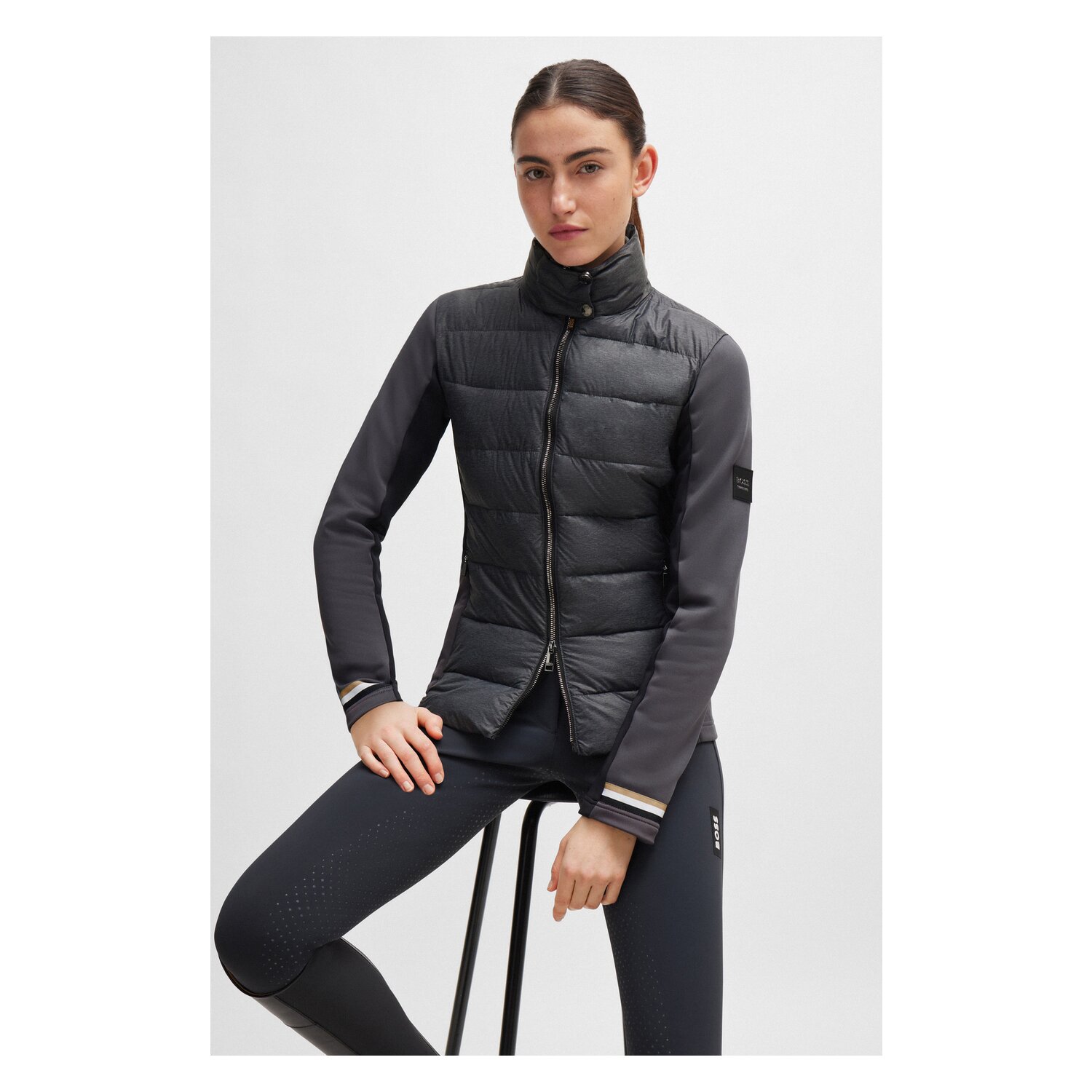BOSS EQUESTRIAN Hybrid-Pufferjacke Ruby - grey