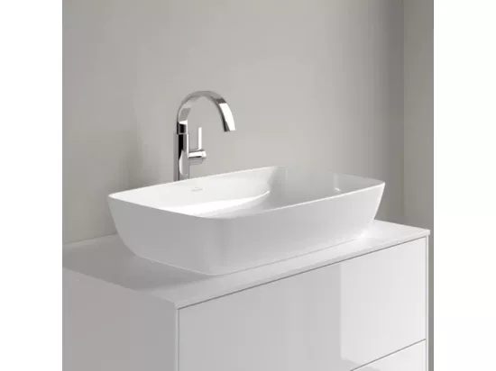 Vasque rectangle à poser VILLEROY ET BOCH Artis stone white