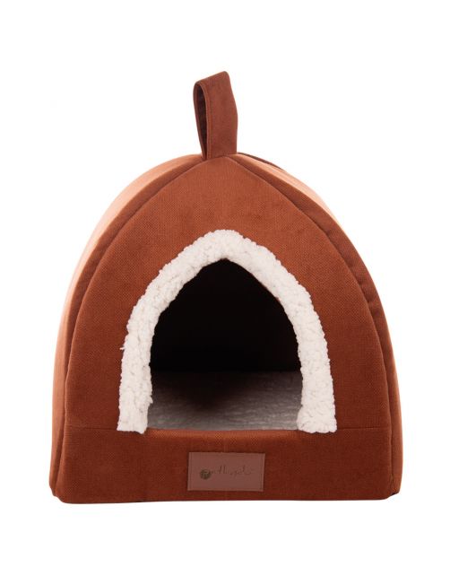 Petlando Bastia - Kattenbed - 35x40x40 cm Notenbruin