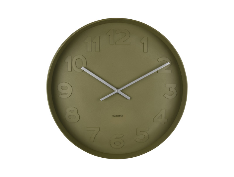 Wall Clock Mr. Green Numbers Large