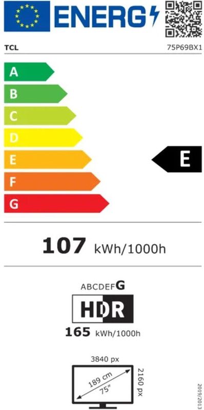 LED TV UHD 4K 75P69B - 75 Inch - Realistische Kleuren - Nauwkeurige Details