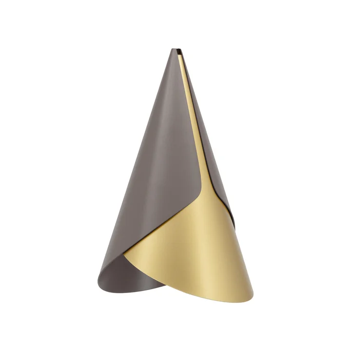 Umage - Cornet Lampenschirm, Messing / nuance umbre