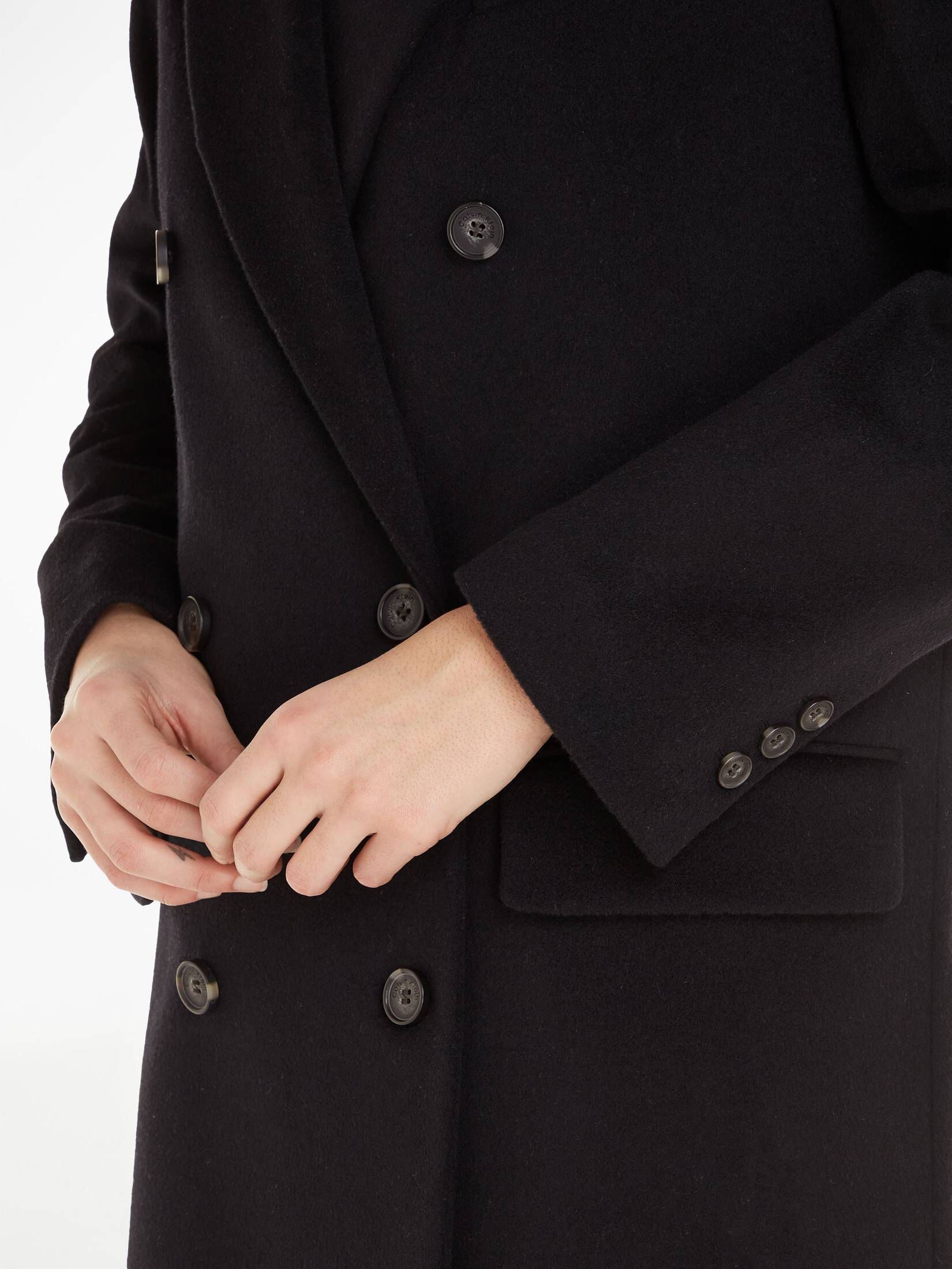 CALVIN KLEIN| Damen Mantel mit Wolle