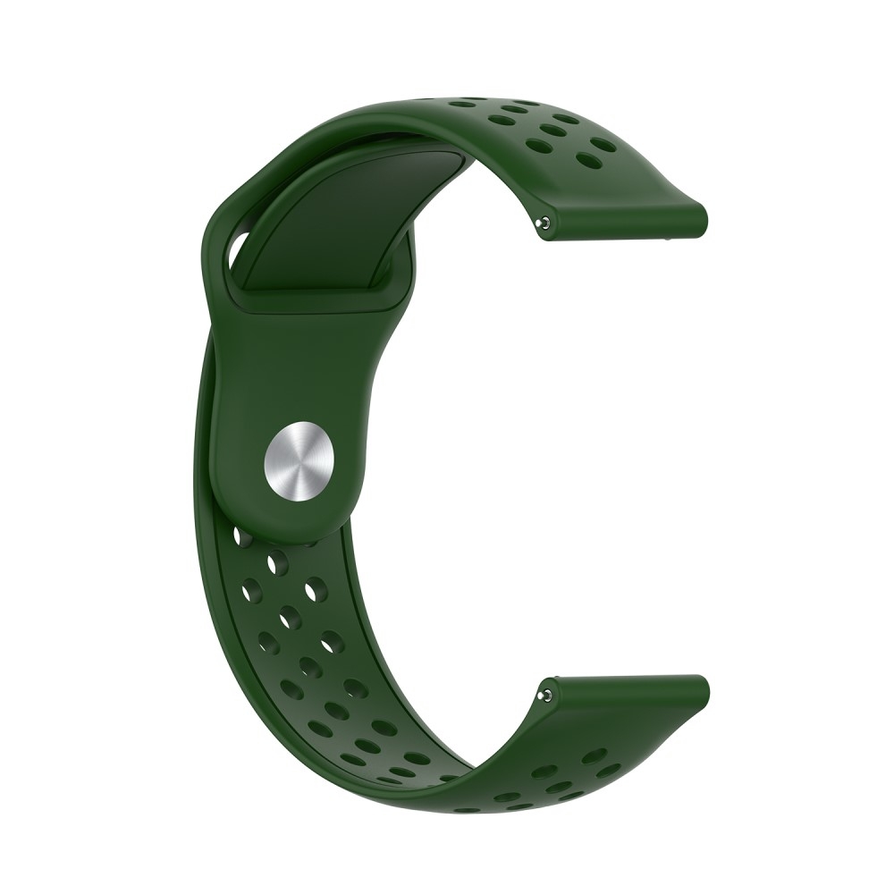 (Gr. L) Polar Vantage M Silikon Sport Armband (Gelenkumfang 176-211mm) - Dunkelgrün