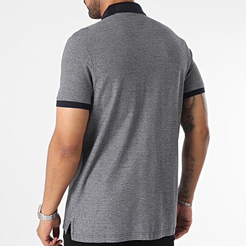Polo Manches Courtes Mono Two Tones Regular Gris Chiné