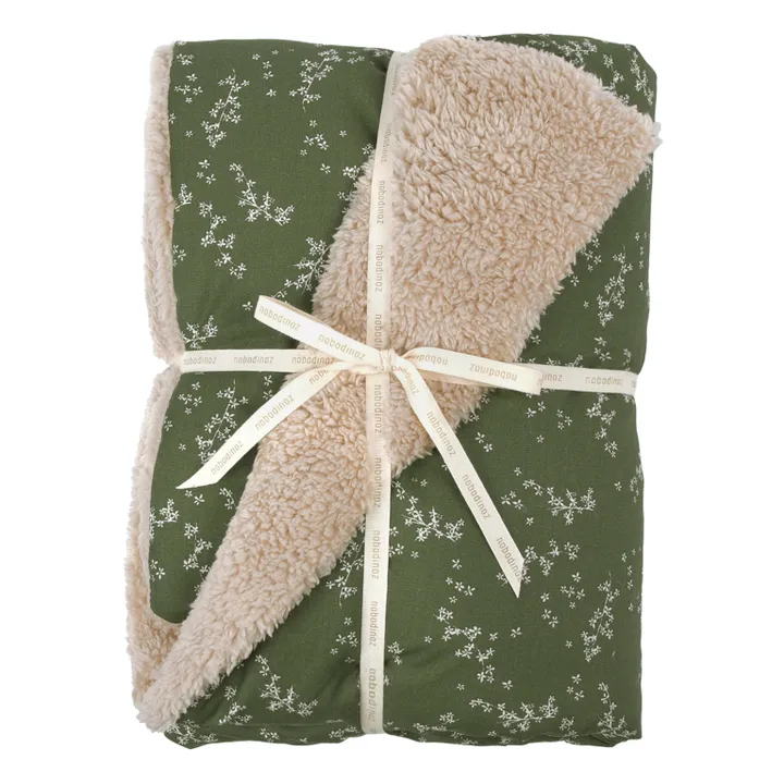Nobodinoz Couverture Stories en coton bio | Vert
