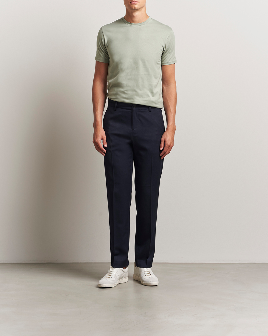 Sunspel Riviera Midweight T-Shirt Pastel Green