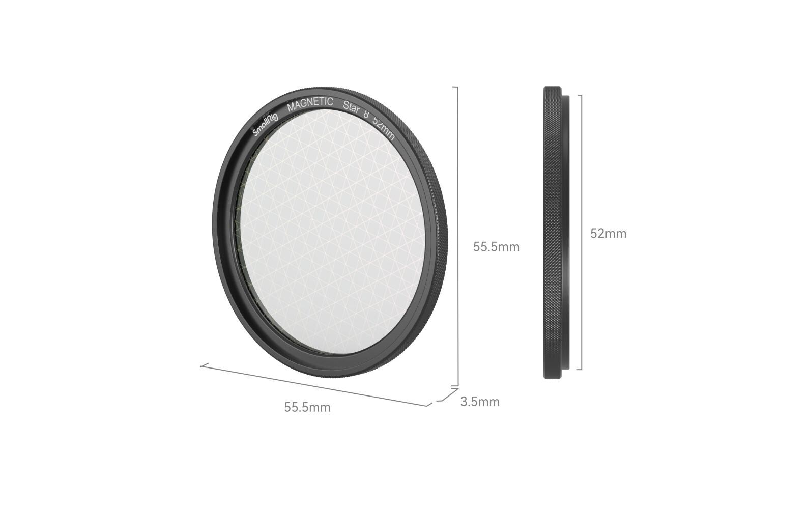 MagEase Star-Cross Filter 52 mmMagnetischer Star-Cross Filter mit 8 Punkten