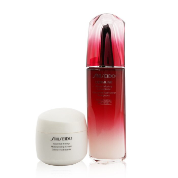 Shiseido Defend & Regenerate Power Moisturizing Set: Ultimune Power Infusing Concentrate N 100ml   Essential Energy Moisturizing Cream 50 ml 2pcs