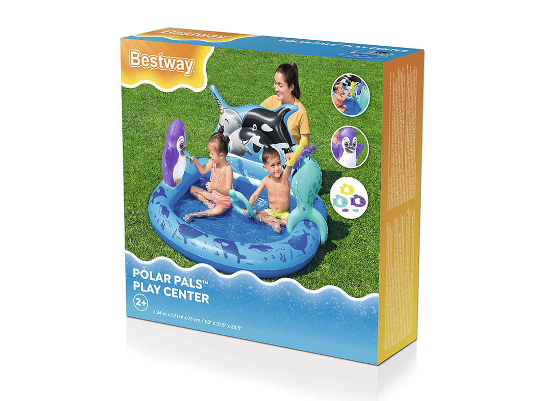 PLAYCENTER INSUFLÁVEL BESTWAY ANIMAIS POLARES 1.34X1.31X0.73M