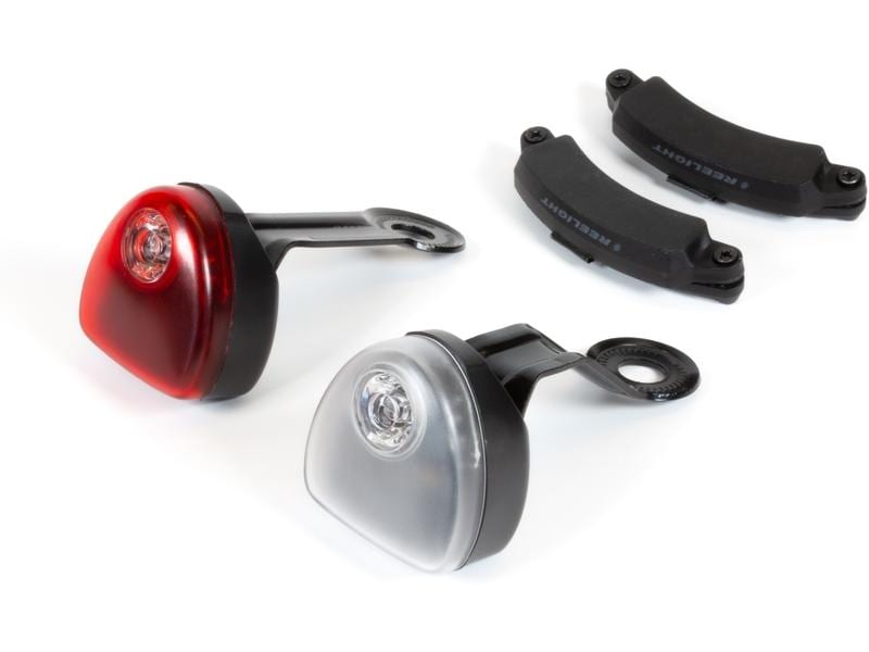 Reelight Velolampe SL100 Set vorne   hinten Fahrradlampen mit Magneten